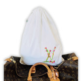 Love Florals Cotton Dust Bag Drawstring Handbag Storage
